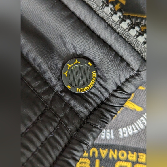 Black LGD 1964 Aeronautical Aviation Aviator Bomber Jacket | Utility Core - Picture 11 of 14